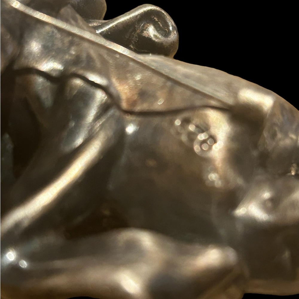 Vintage Sterling silver cherub brooch - Picture 5 of 6